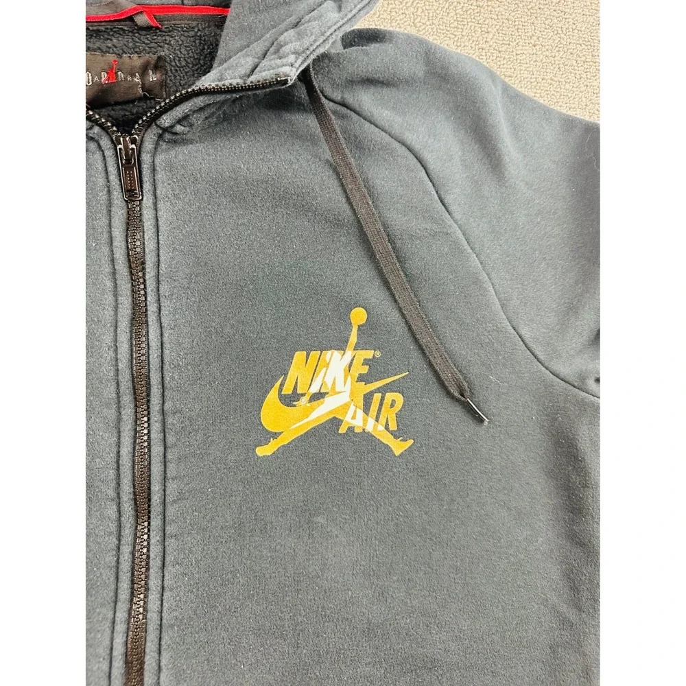 Jordan Jumpman Classics Full‎ Zip Hoodie Men L Blue Fleece Streetwear Athletic